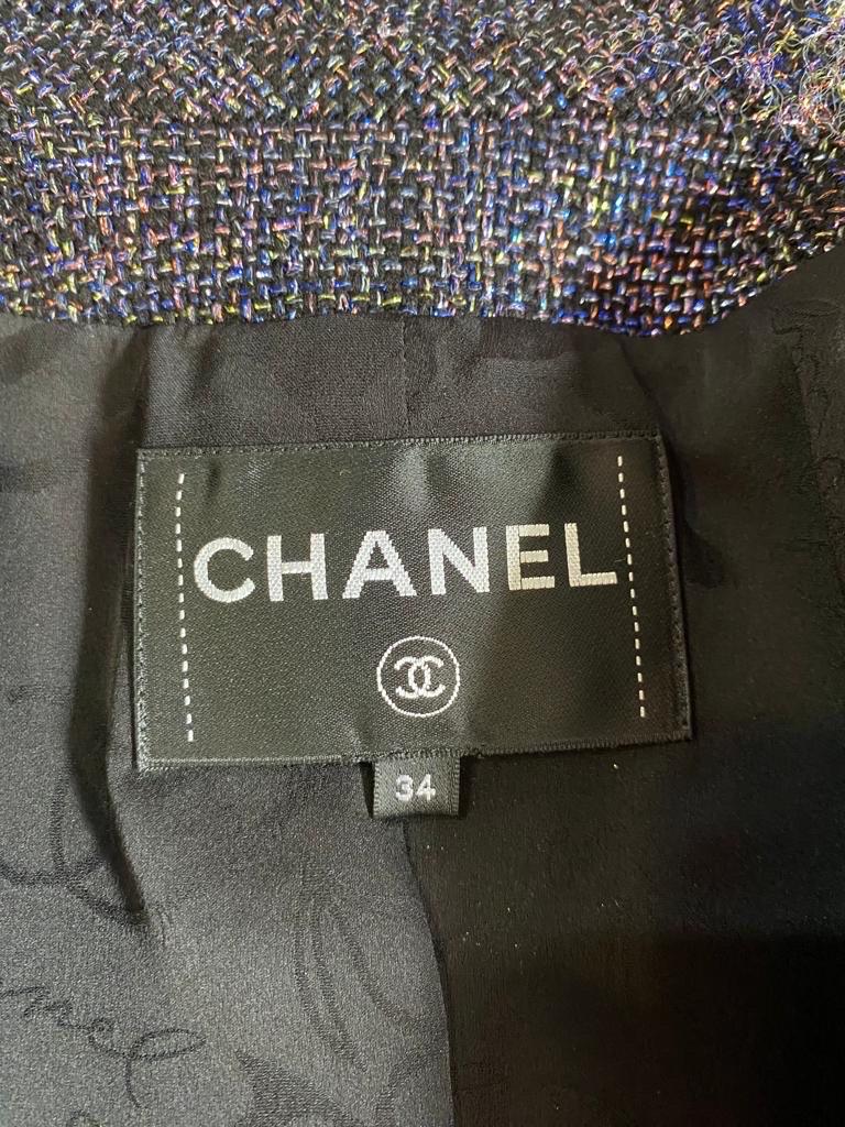 Chanel jacket in lurex. For Sale 1