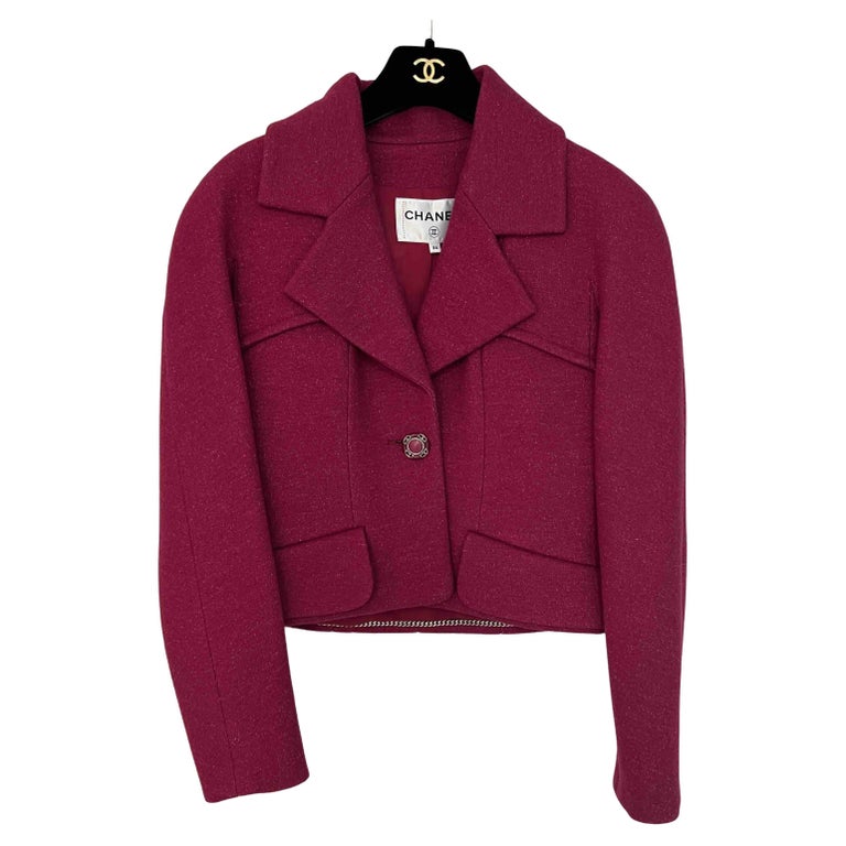 Tweed suit jacket Chanel Pink size 36 FR in Tweed - 35819808