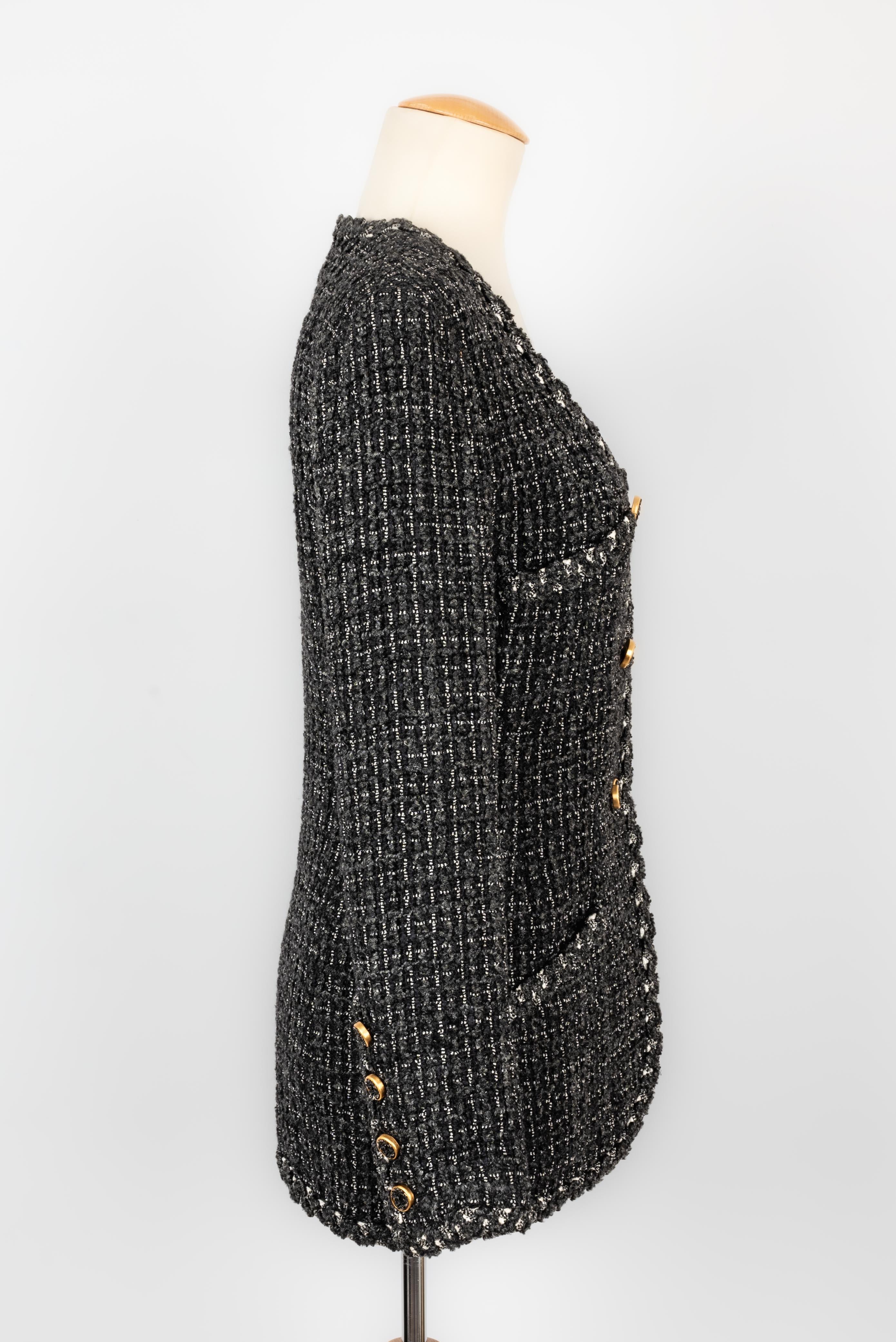 Women's or Men's Chanel jacket in tweed 1990s For Sale