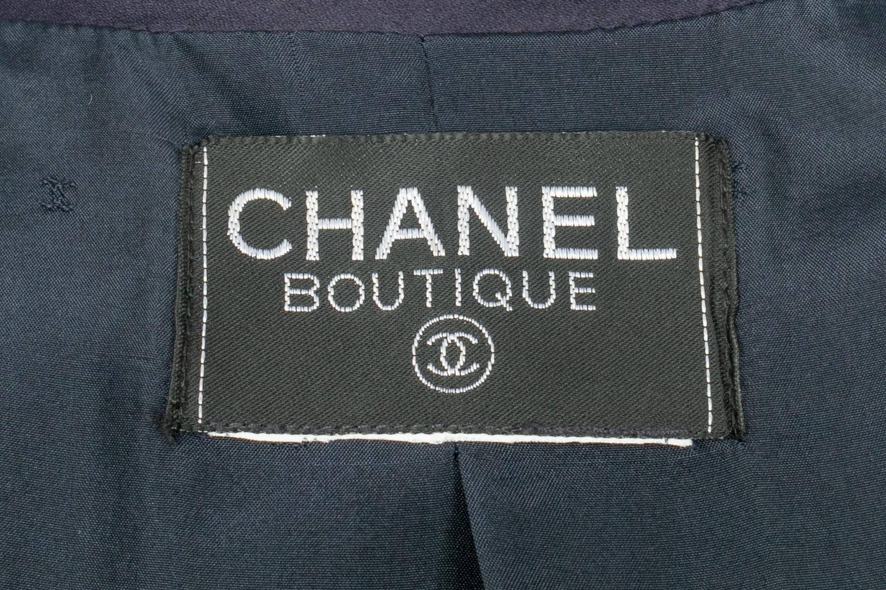 Giacca Chanel fine anni '80 in vendita 6