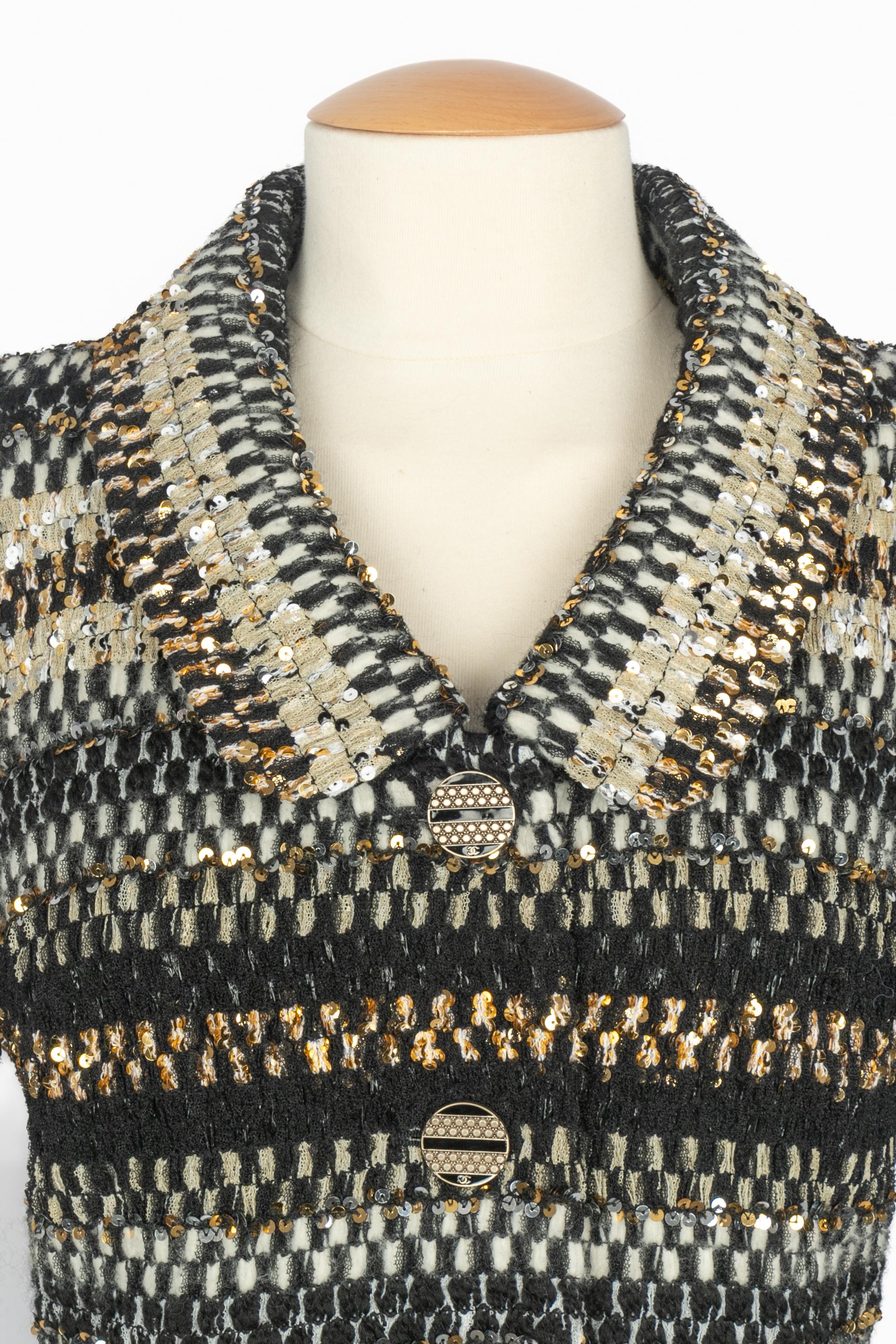 Chanel Jacke Paris-Ägypten Pre-Fall 2019 (Schwarz) im Angebot