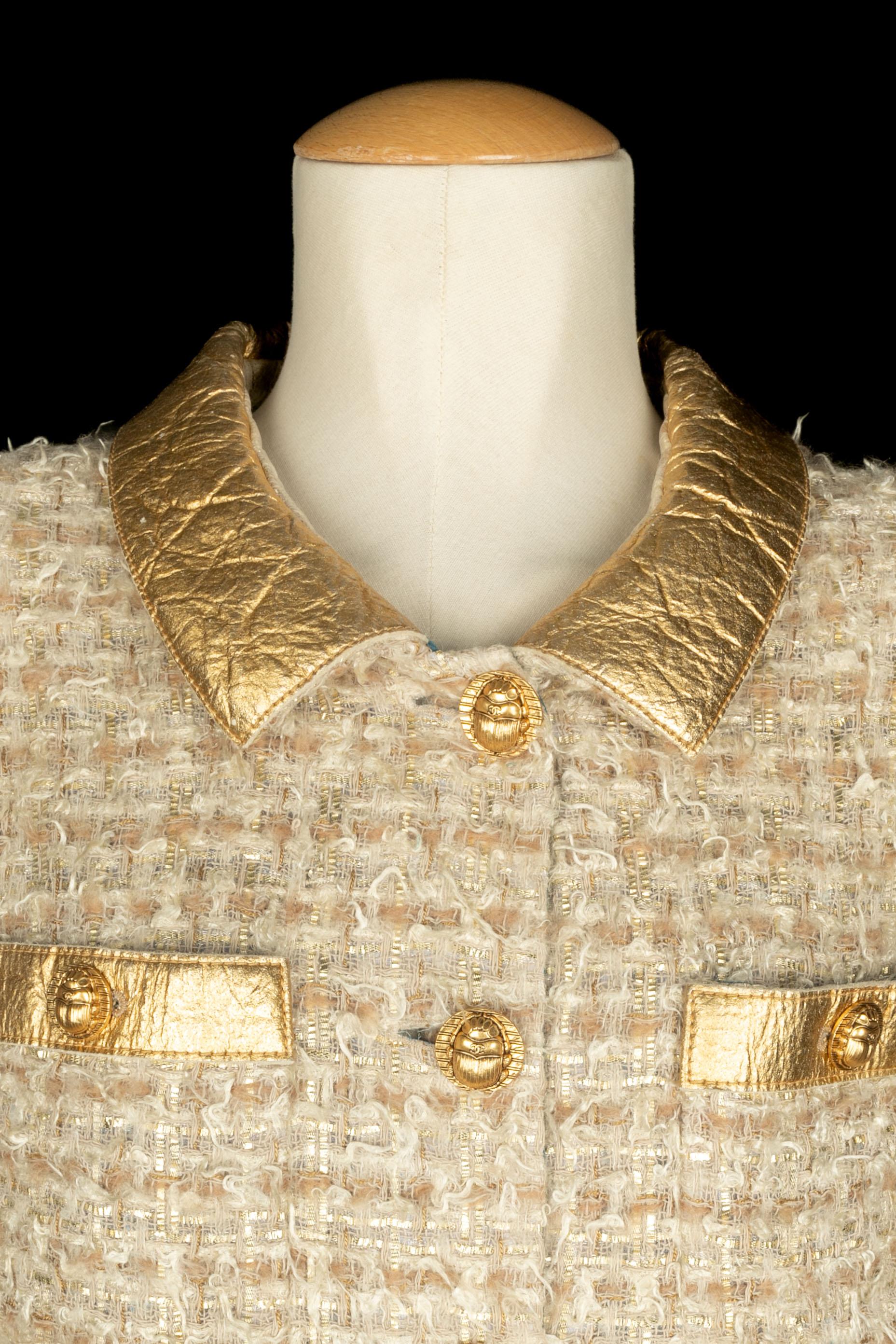 Beige Chanel jacket Pre-Fall 2019 For Sale