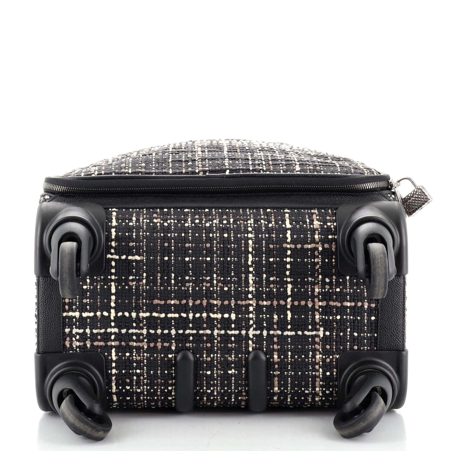 Women's or Men's Chanel Jacket Rolling Trolley Tweed