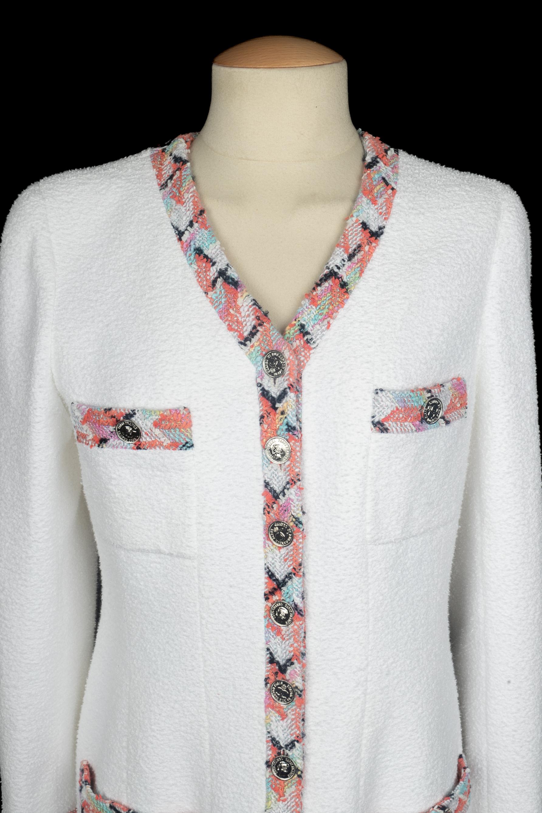 Chanel Jacke Sommer 1996 (Grau) im Angebot