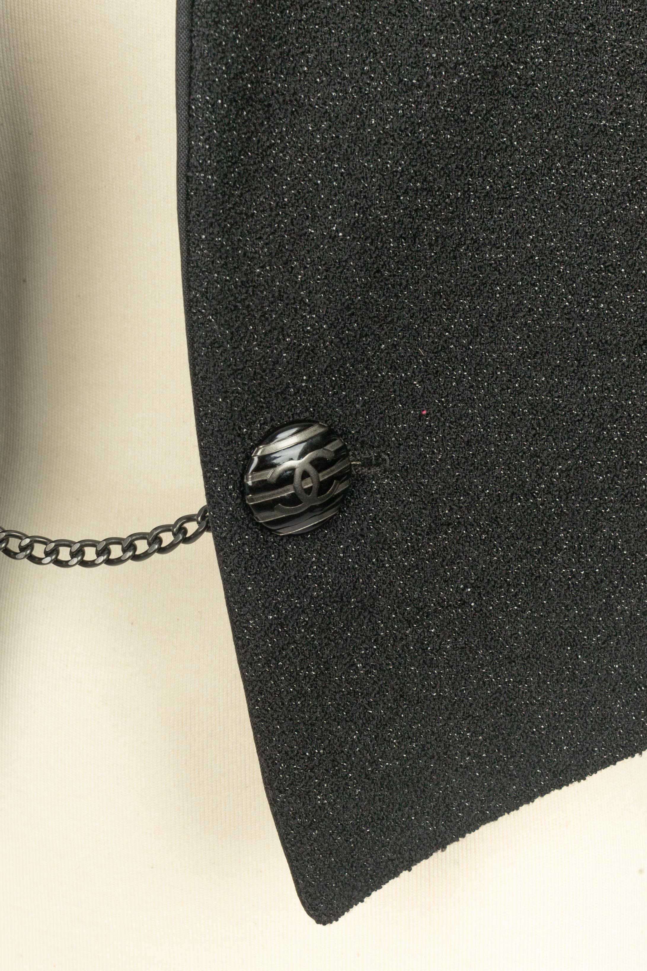 Chaqueta Chanel Verano 2005 Negro en venta