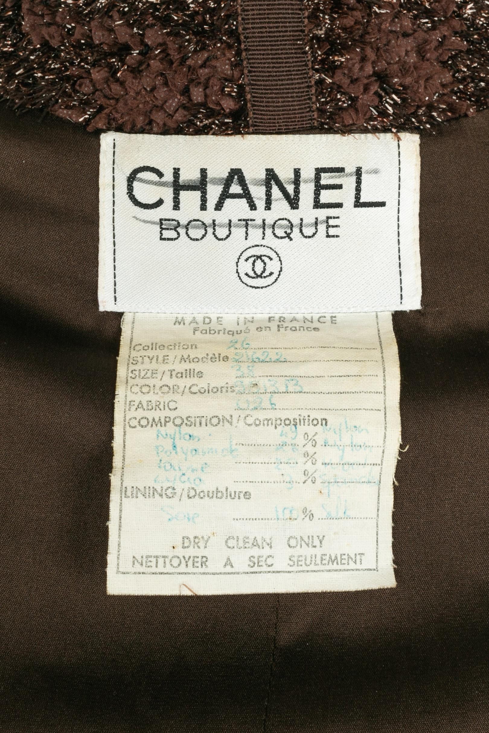 Chanel jacket Winter 1991 For Sale 5