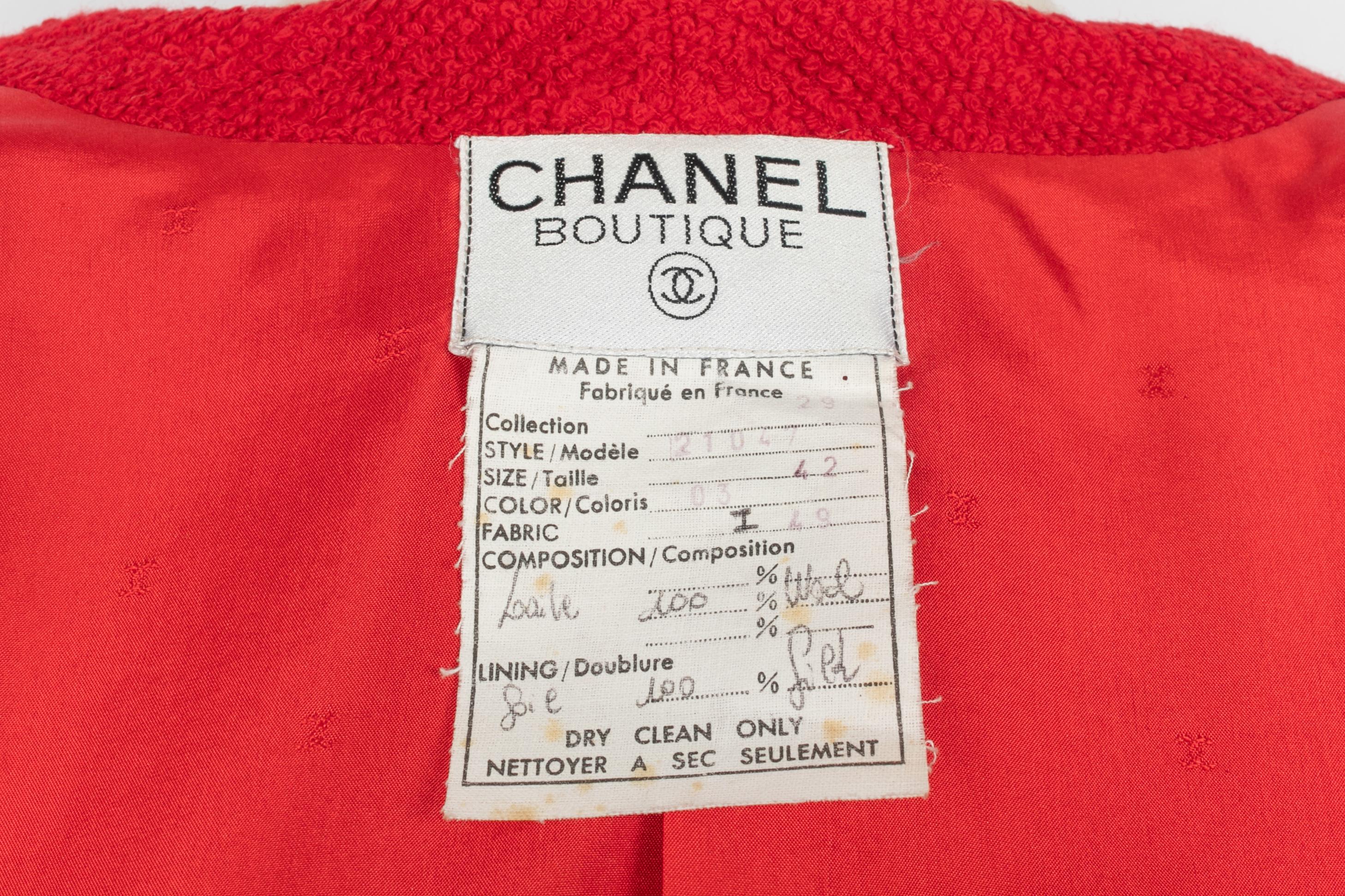 Veste Chanel d'hiver 1992 en vente 6