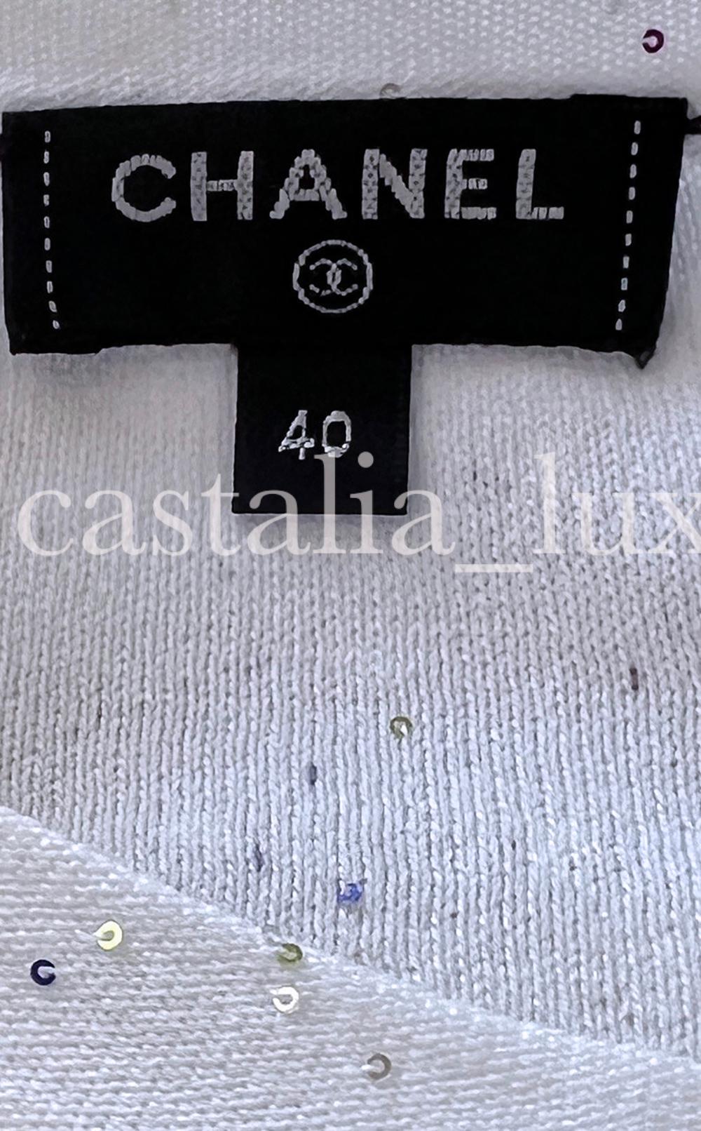 Chanel Jennie Kim Style CC Logo Glitter Jumper 6
