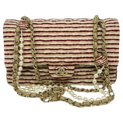 Chanel Jersey Stripe Coco Sailor Medium Flap Bag