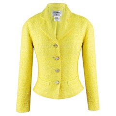 Chanel Jessica Parker-Stil Tweed-Jacke mit Schleife
