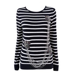 Chanel Jewel and Chains Embellished Jumper