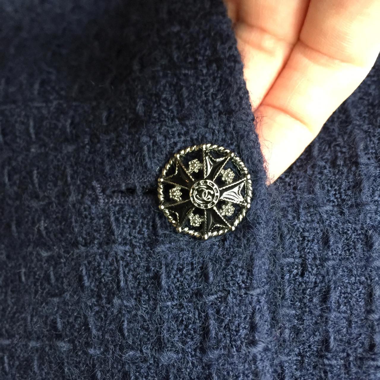 Women's or Men's Chanel Jewel Buttons Lesage Tweed Jacket