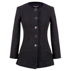 Chanel Jewel Gripoix Buttons Runway Tweed Jacket