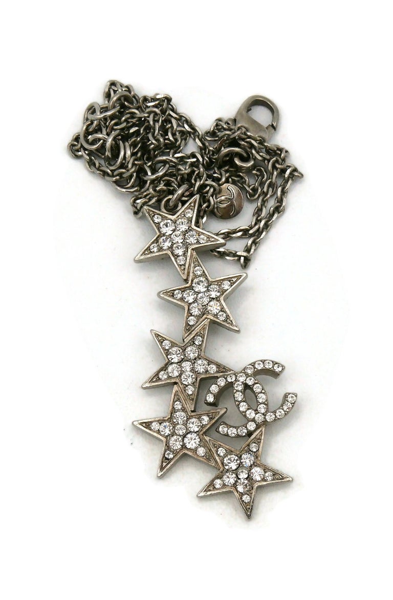 CHANEL Jewelled Stars CC Logo Pendant Necklace, Spring 2008 For