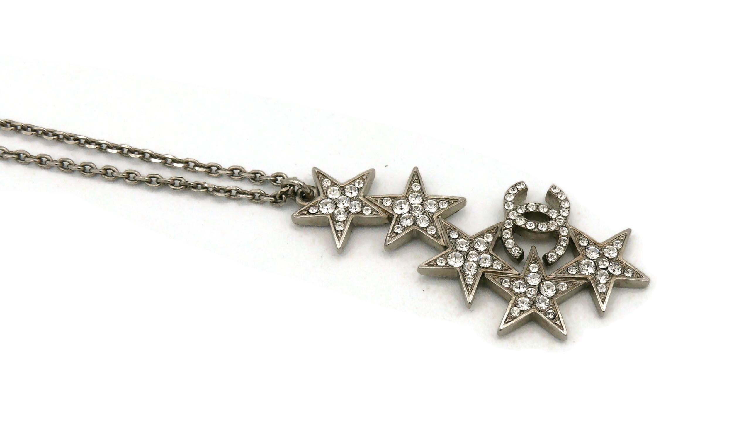 CHANEL Jewelled Stars CC Logo Pendant Necklace, Spring 2008 1