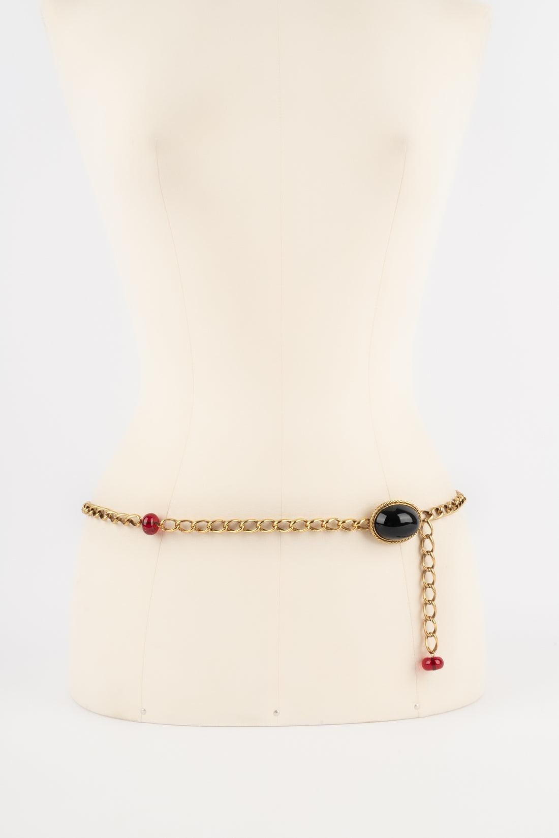 Chanel Jewellery Golden Metal Belt In Excellent Condition For Sale In SAINT-OUEN-SUR-SEINE, FR