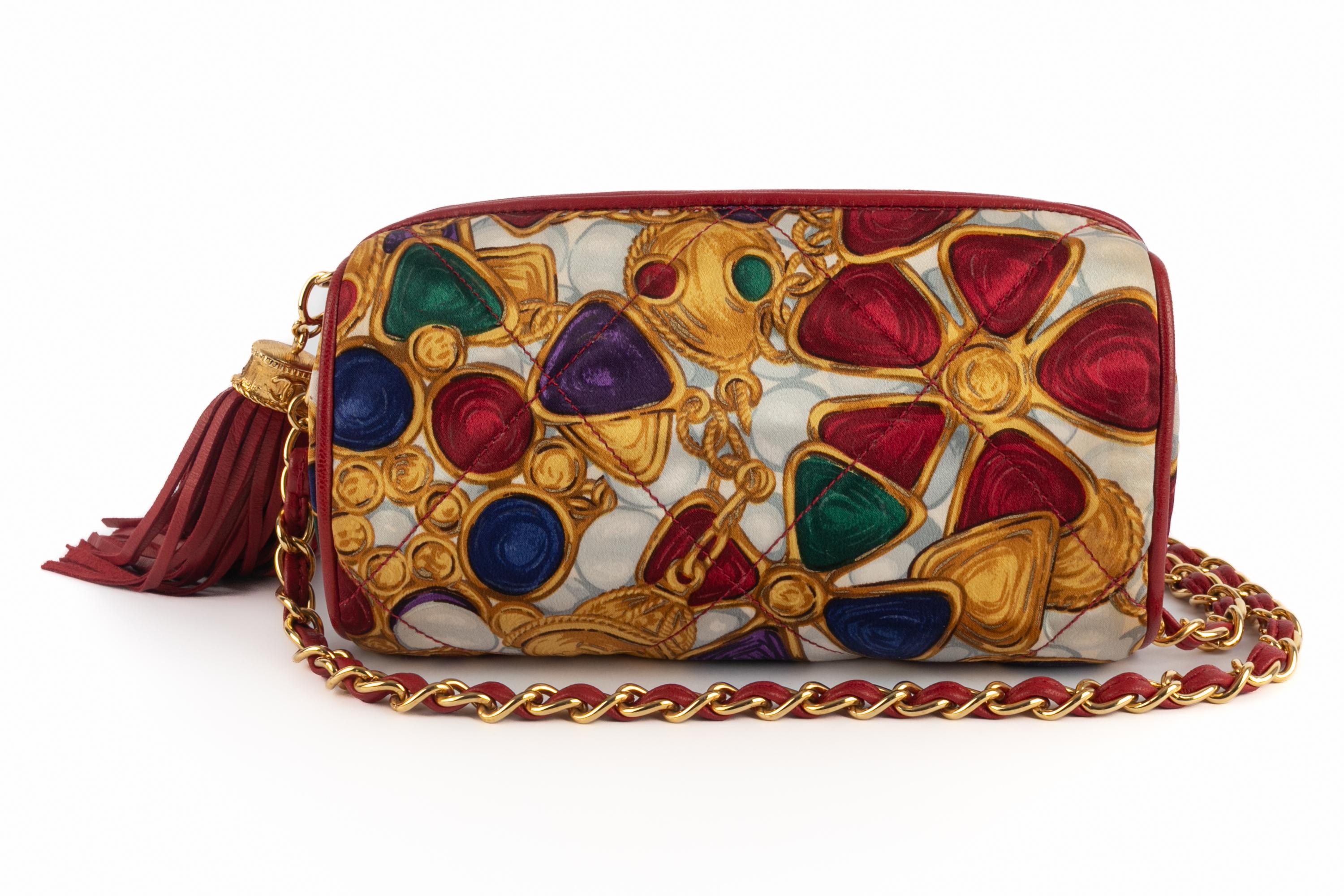 Chanel-Schmuckbeutel 1987er Damen im Angebot