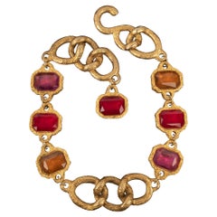 Chanel jewelry belt Fall 1990