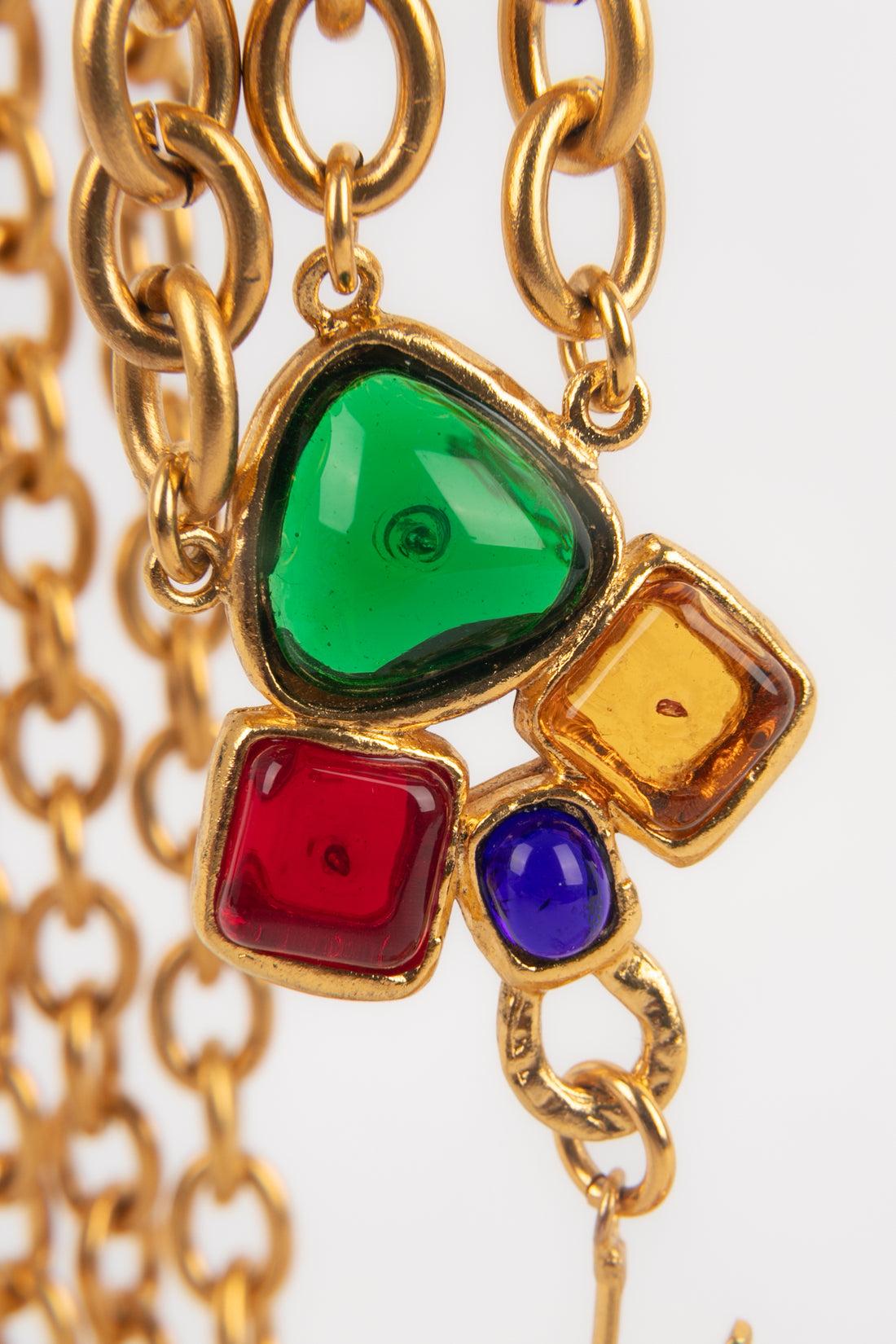 Chanel Jewelry Goldener Metallgürtel, 1990er-Jahre Damen im Angebot