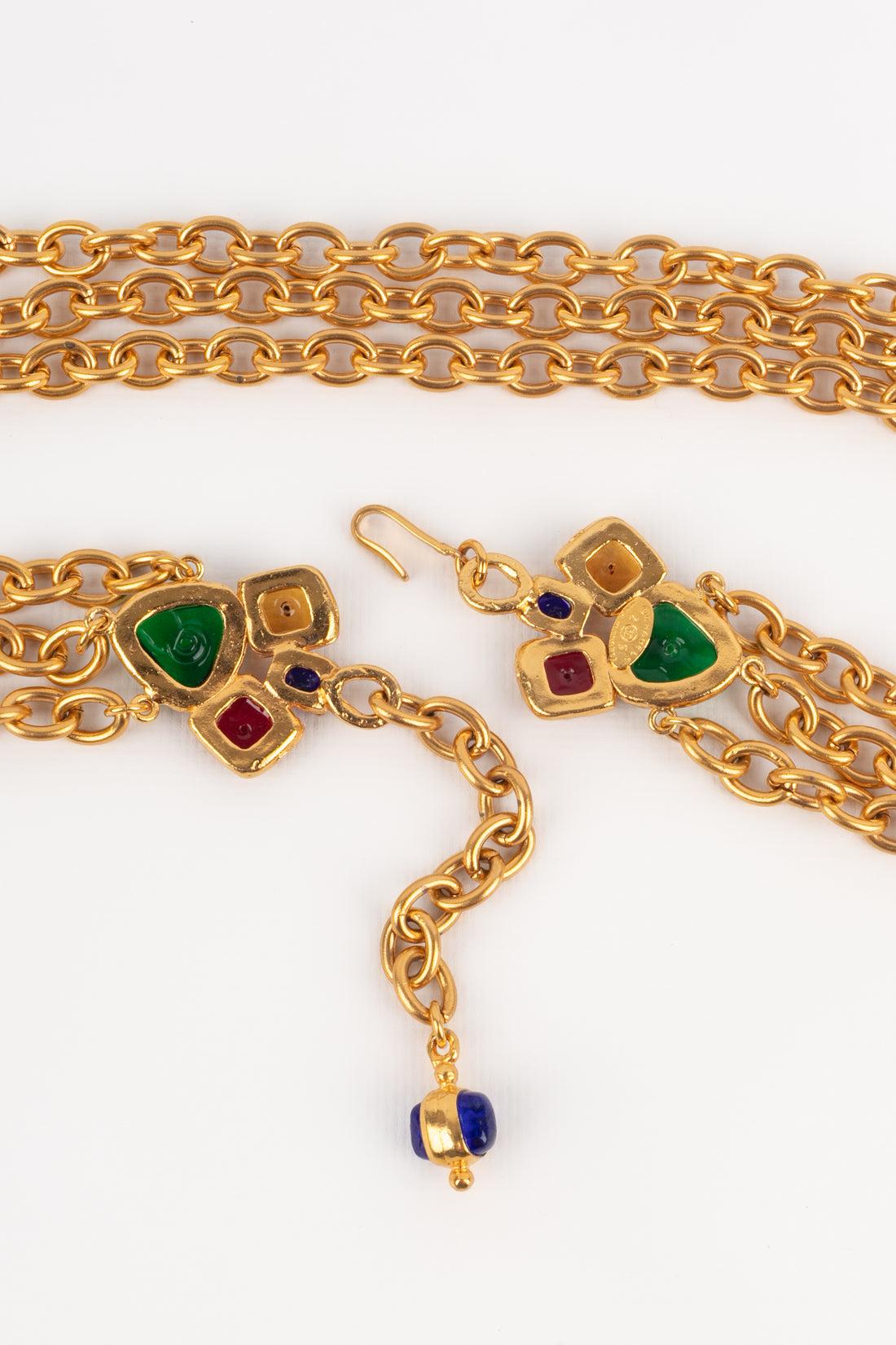 Chanel Jewelry Goldener Metallgürtel, 1990er-Jahre im Angebot 2