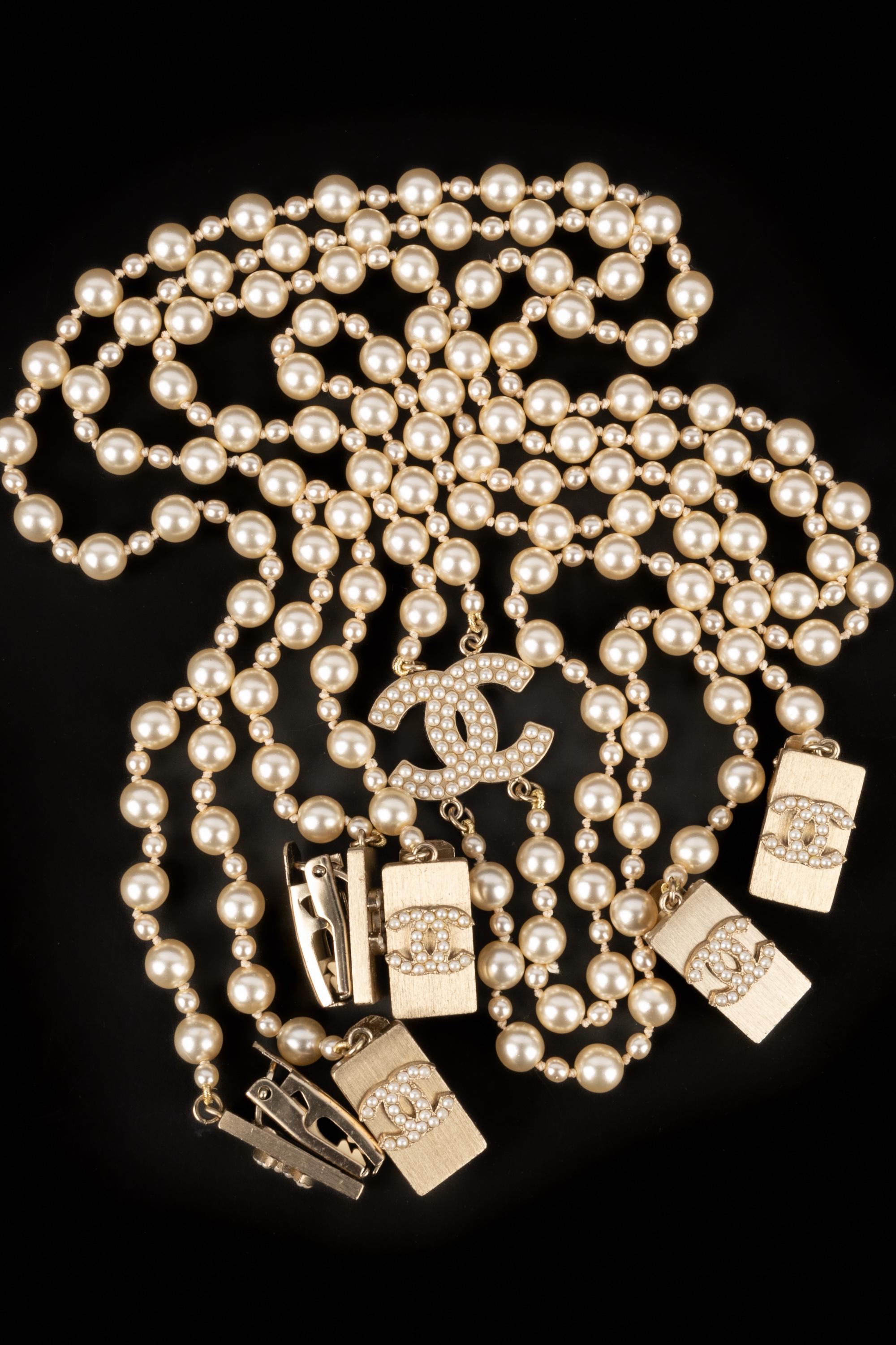 Women's Chanel jewelry suspenders 2004