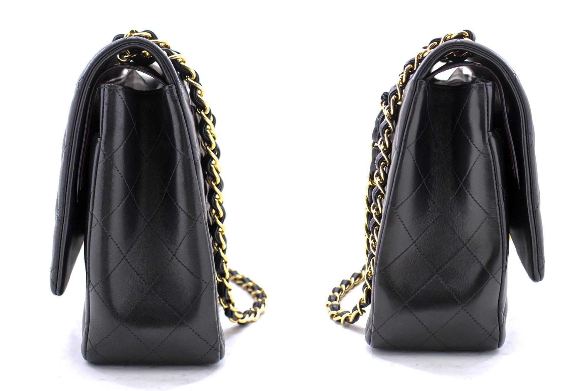 chanel large chain flap bag