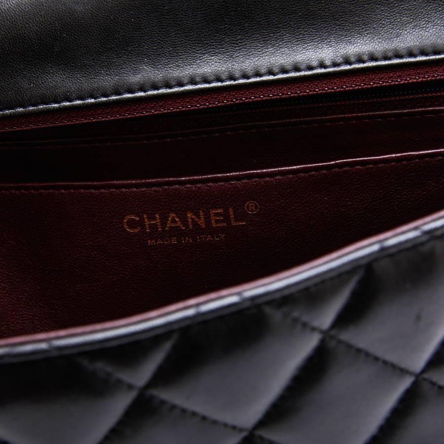 CHANEL 'Jumbo' Bag in Black Quilted Smooth Lamb Leather 6