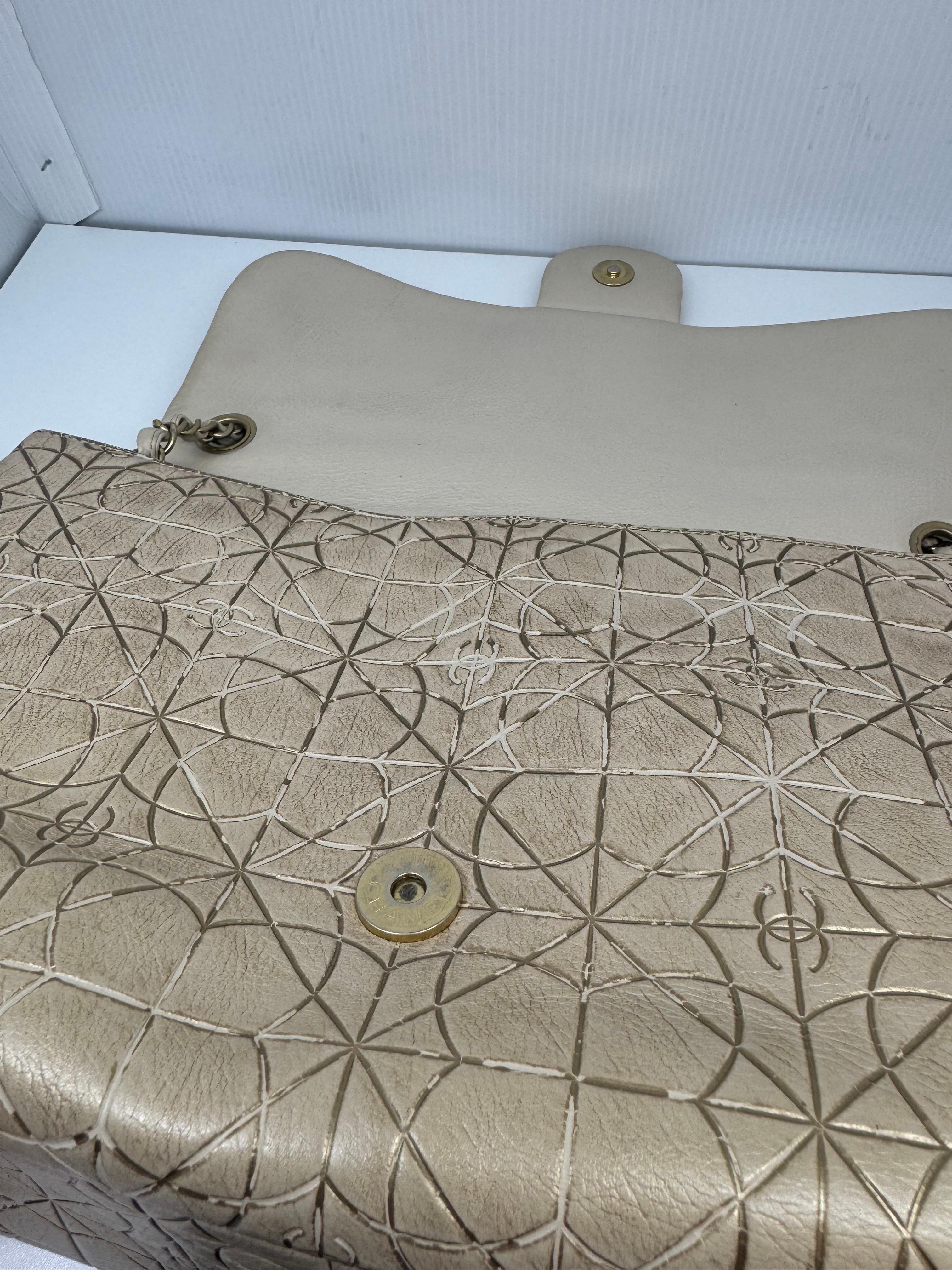 Chanel Jumbo Beige Gold Paris-Moscou Moujik Flap Bag 3