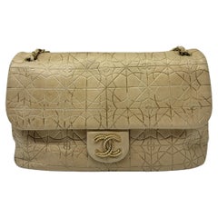 Chanel Jumbo Beige Gold Paris-Moscou Moujik Flap Bag