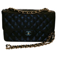 Chanel Jumbo BLACK CAVIAR Double Flap Bag BRAND NEW WITH TAGS