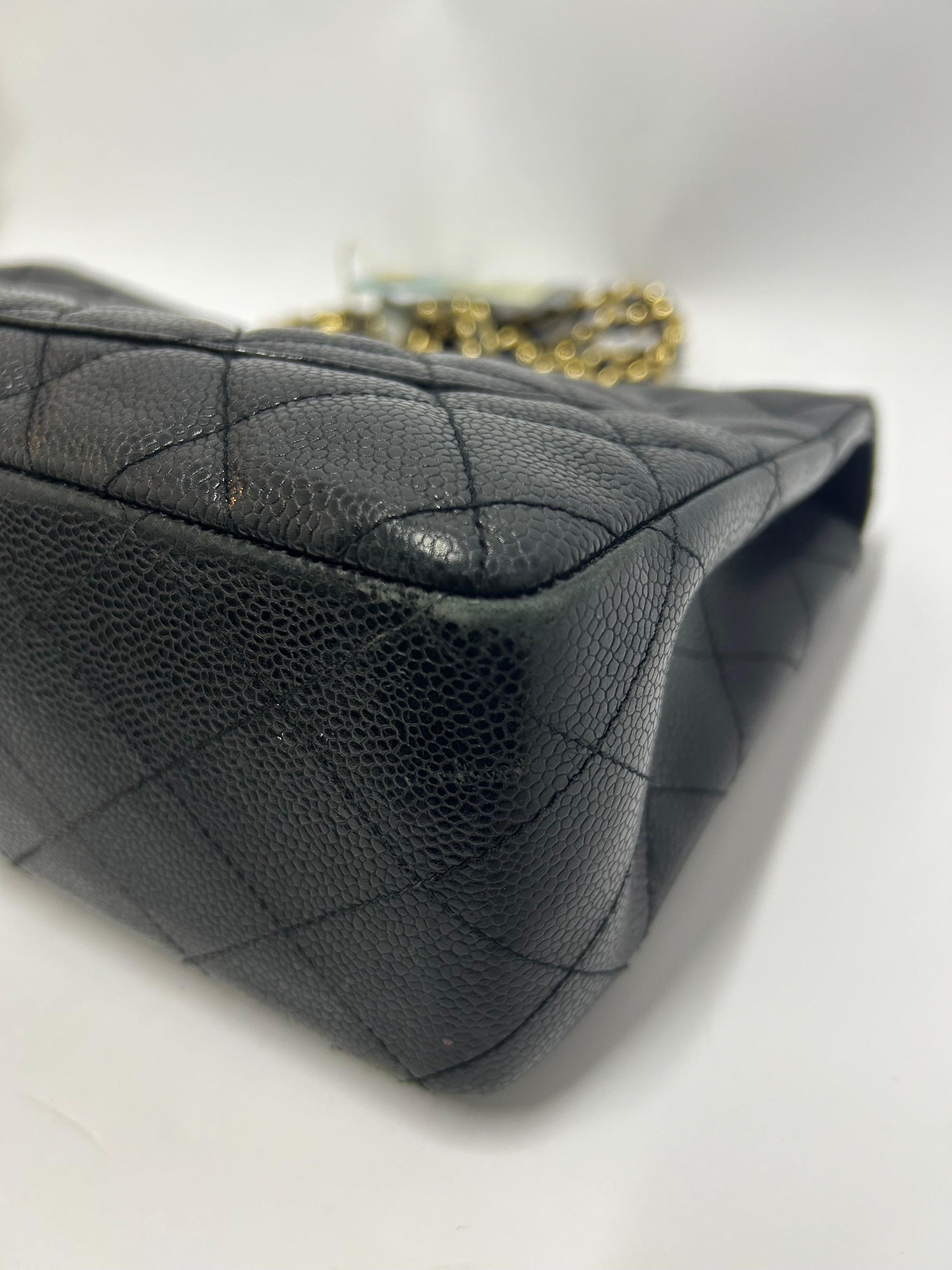 Chanel Jumbo Caviar Classic Single Flap Bag en vente 10