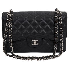 Chanel Jumbo Caviar Double Flap Bag