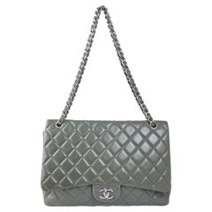 Chanel Jumbo Caviar Single Flap Shoulder Bag
