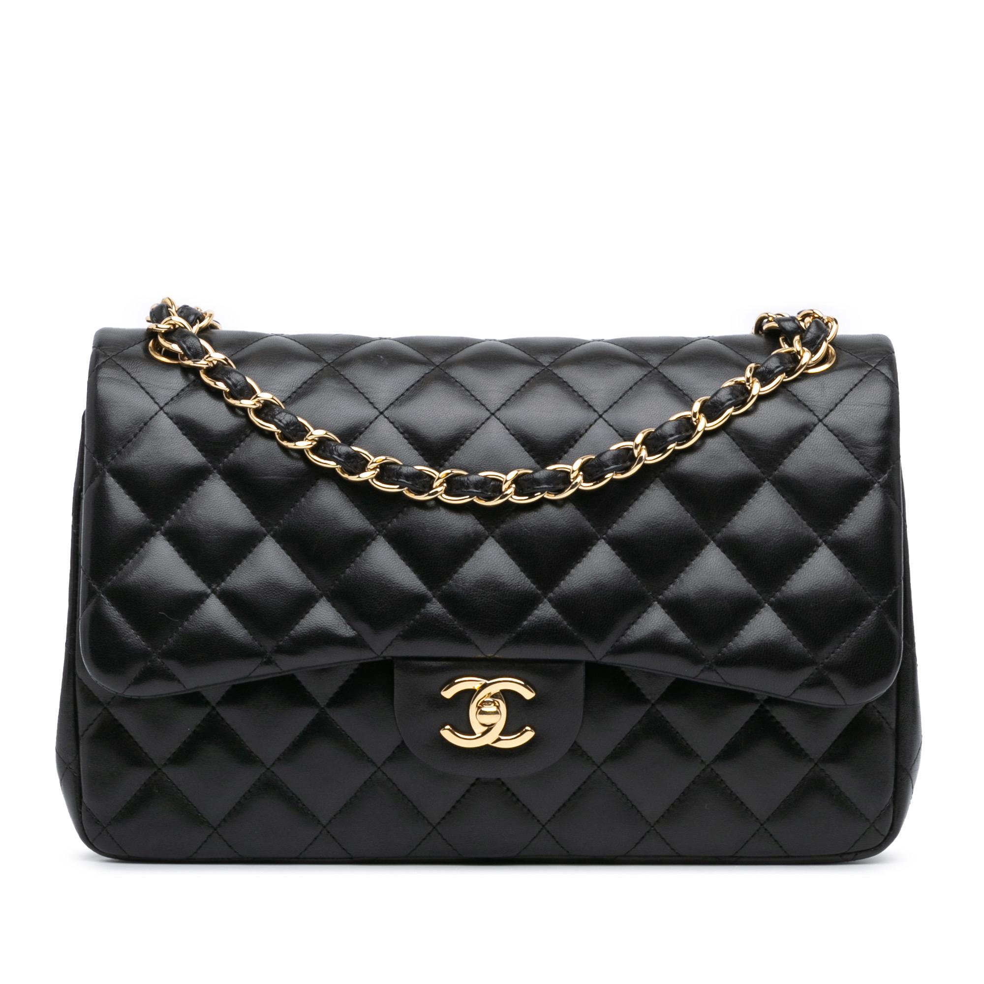 De las mujeres Chanel Jumbo Clásico Piel de Cordero Doble Solapa en venta