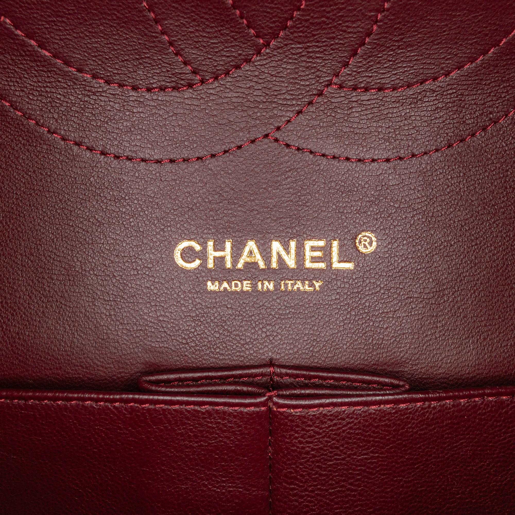 Chanel Jumbo Clásico Piel de Cordero Doble Solapa en venta 3