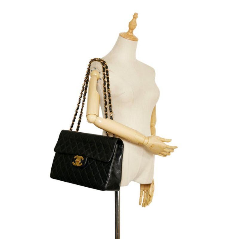 Chanel Jumbo Classic Lambskin Double Flap Shoulder Bag 6