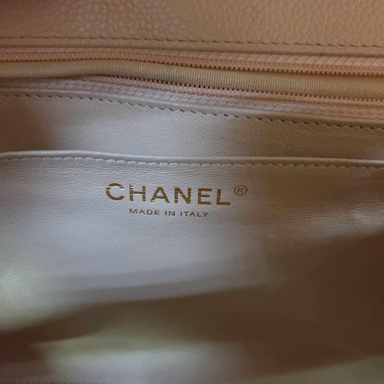 Chanel Jumbo Classic Single Flap Bag Caviar Beige 1