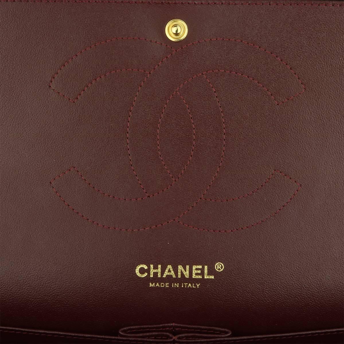 Chanel Jumbo Double Flap Black Lambskin with Gold Hardware, 2015 9