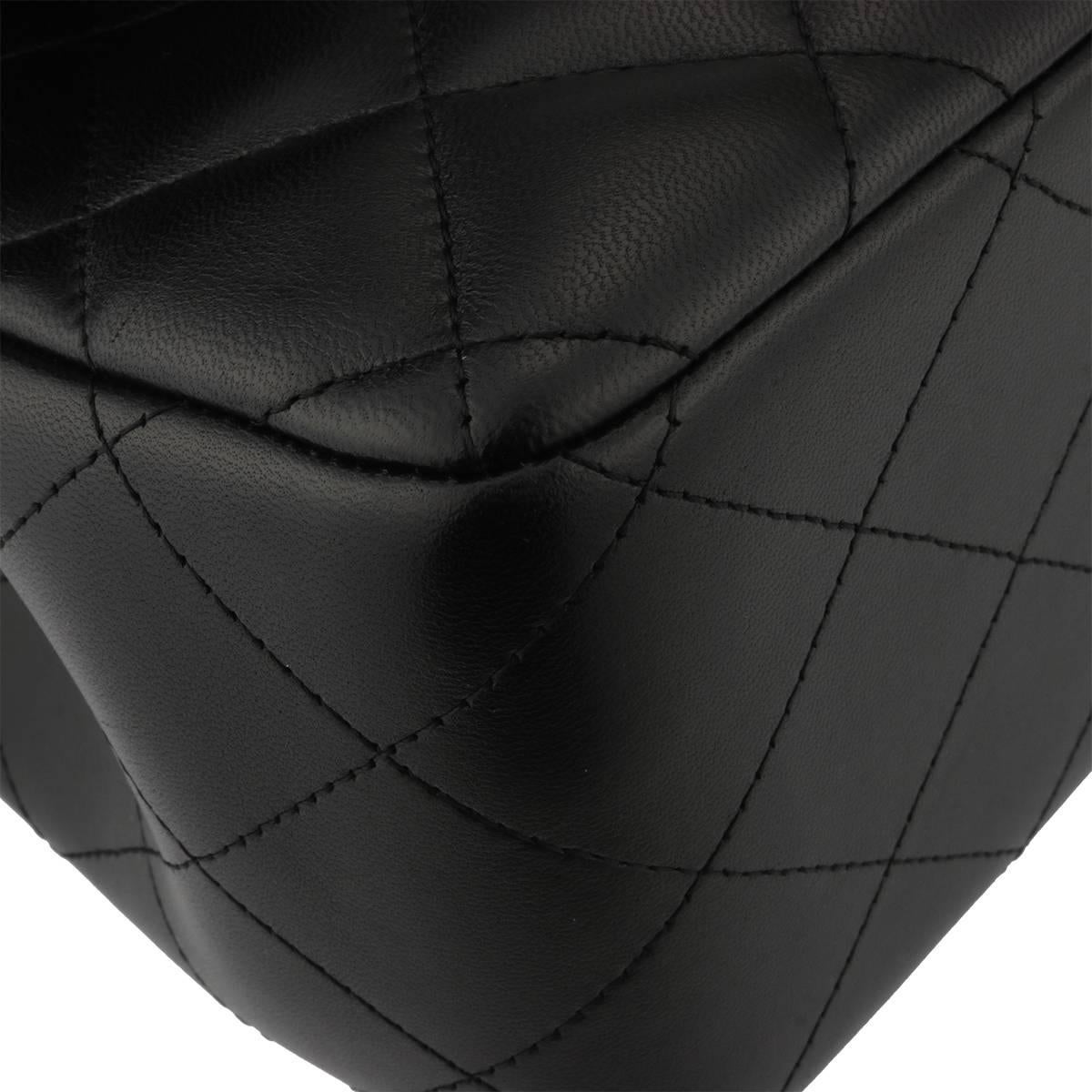 Chanel Jumbo Double Flap Black Lambskin with Gold Hardware, 2015 1