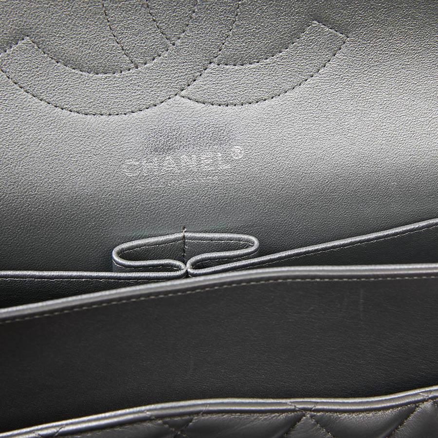 CHANEL Jumbo Handbag In Steel Gray Leather 6