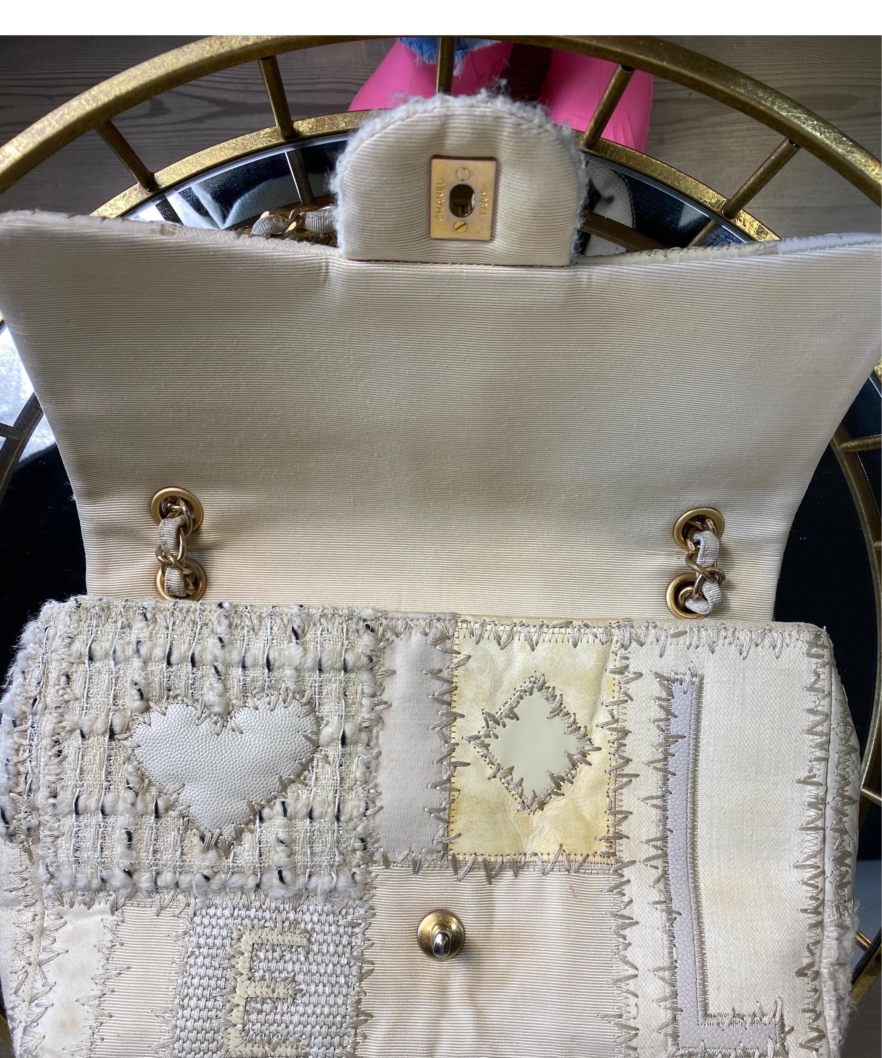 Chanel Jumbo Limited Edition Patchwork Bag For Sale 5