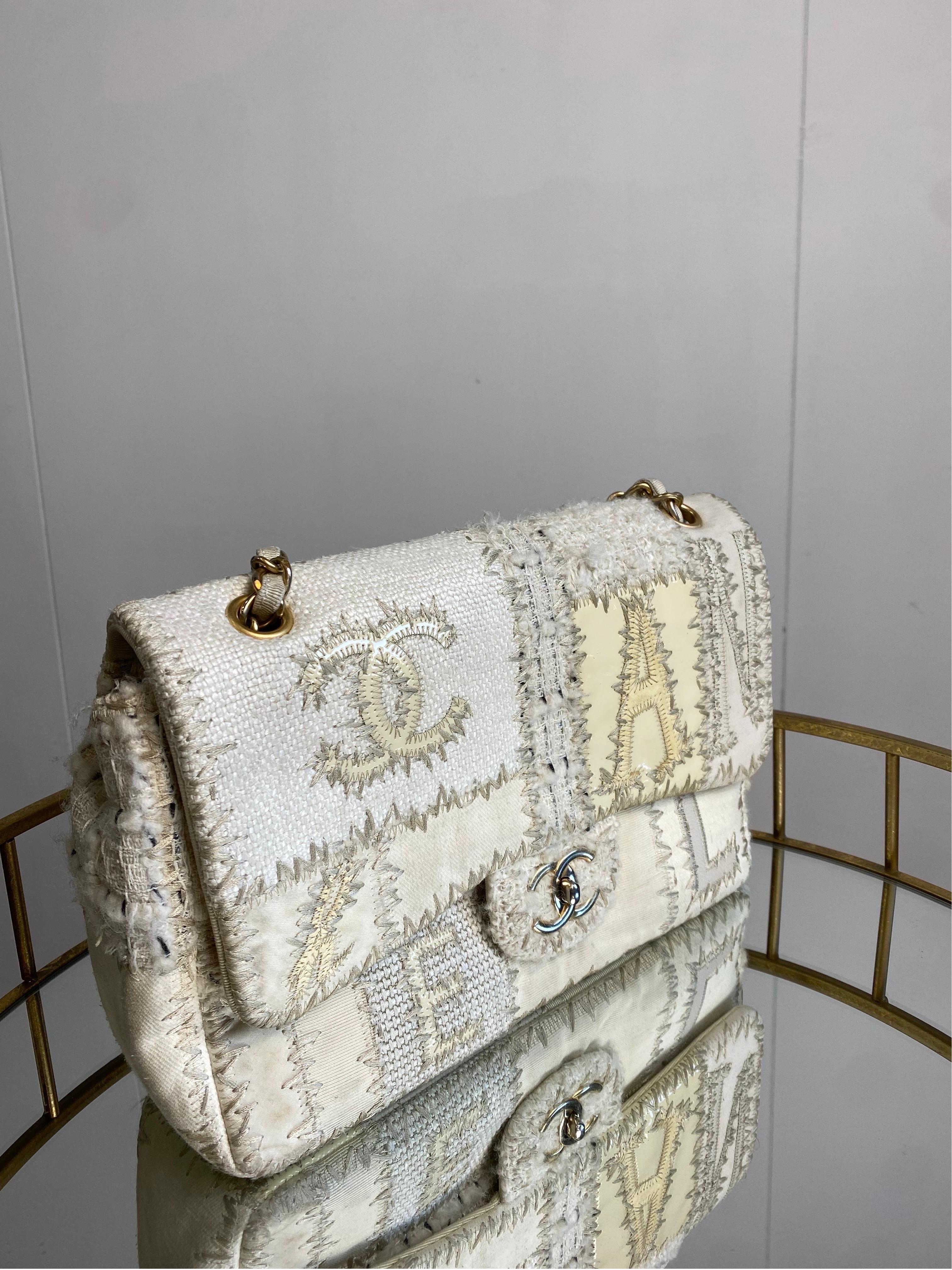Chanel Jumbo Limited Edition Patchwork Bag Unisexe en vente