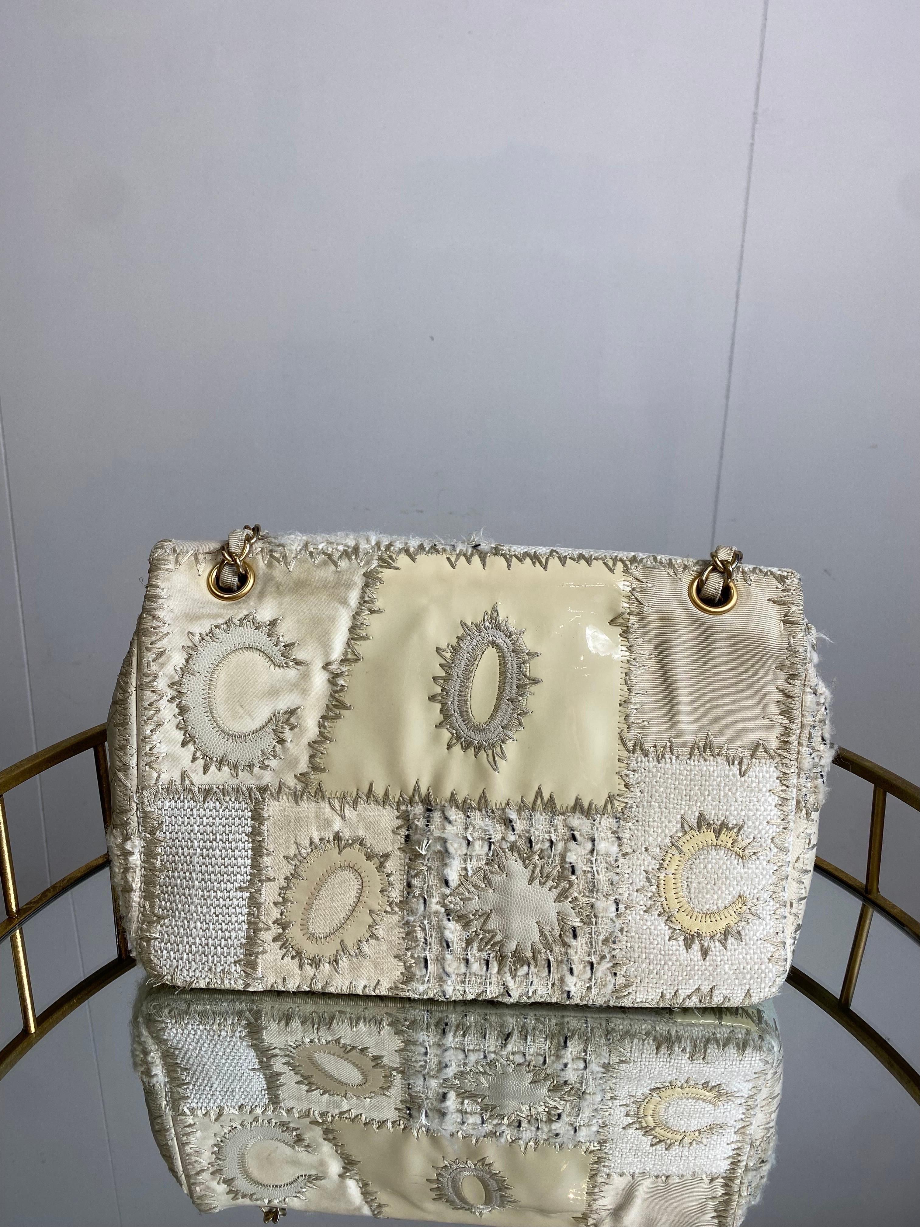 Chanel Jumbo Limited Edition Patchwork-Tasche im Angebot 2