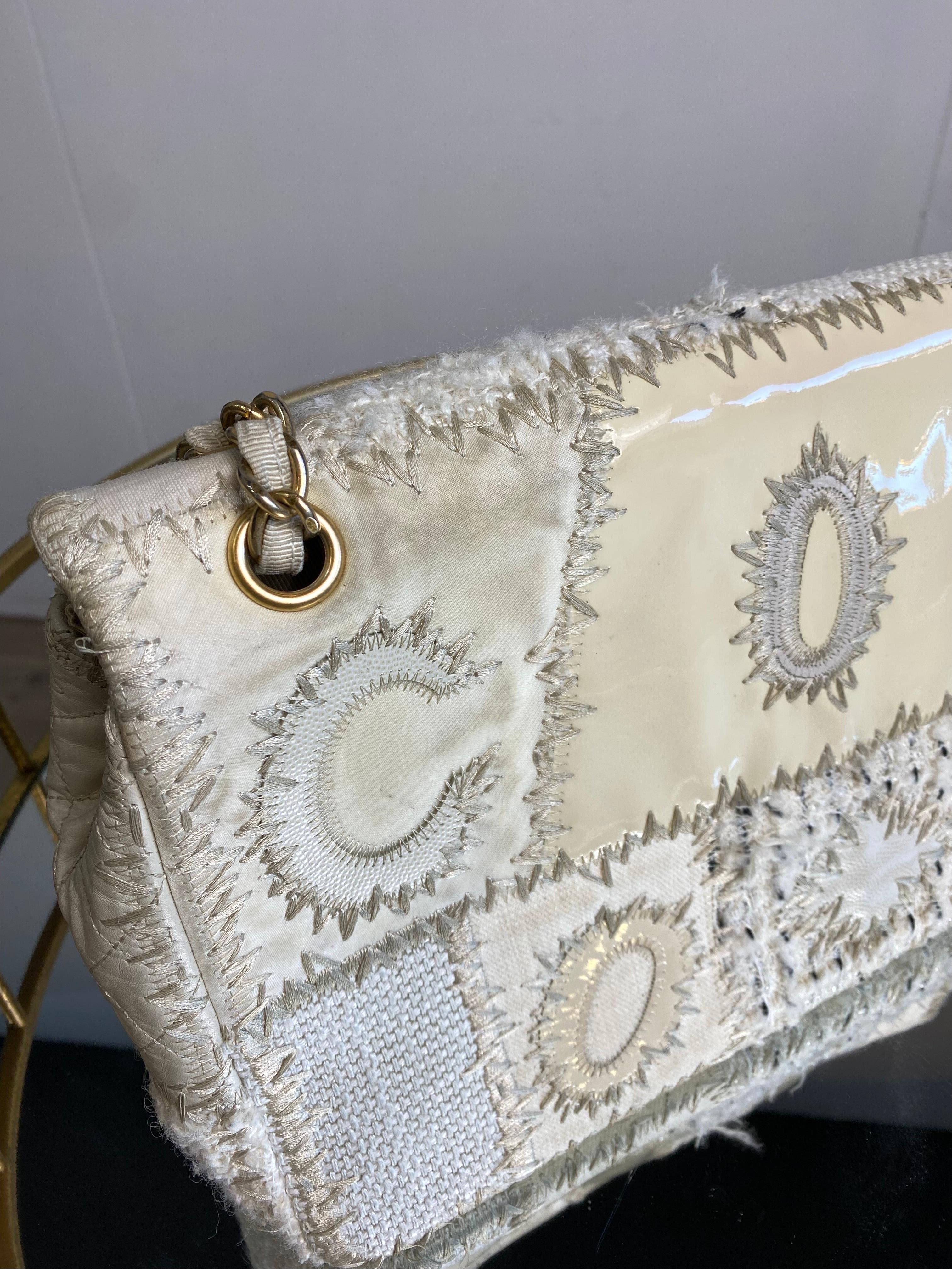 Chanel Jumbo Limited Edition Patchwork Bag For Sale 3