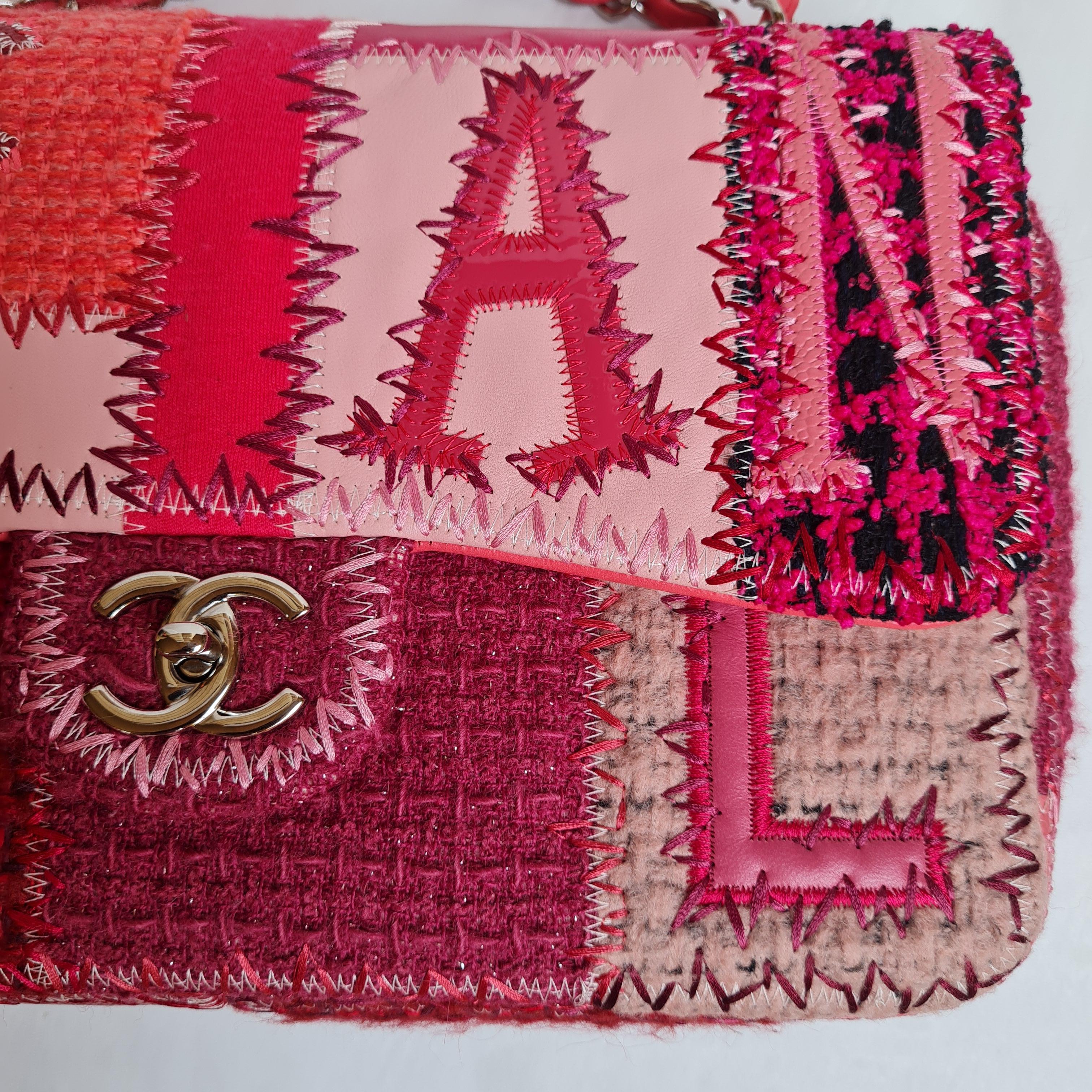 Women's Chanel Jumbo Patchwork Flap Bag