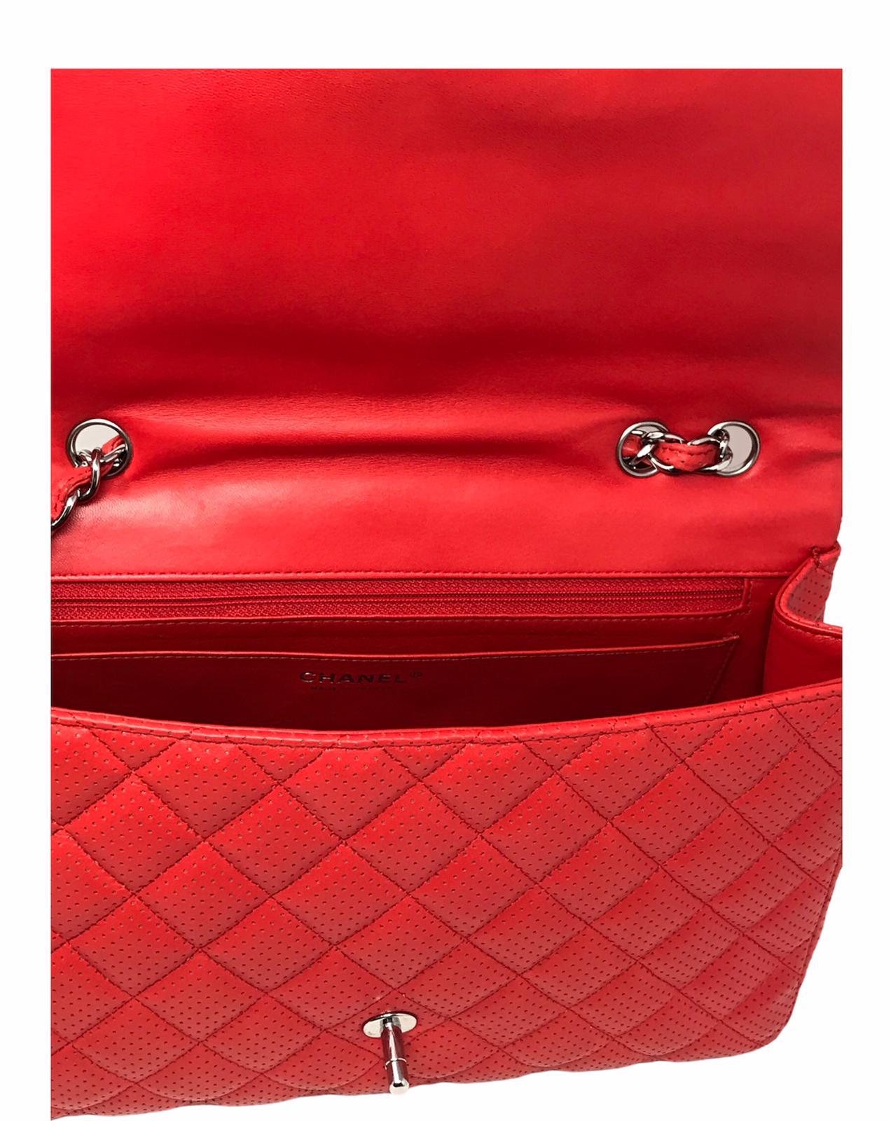 CHANEL Jumbo Red Timeless Limited Edition 2010 For Sale 2