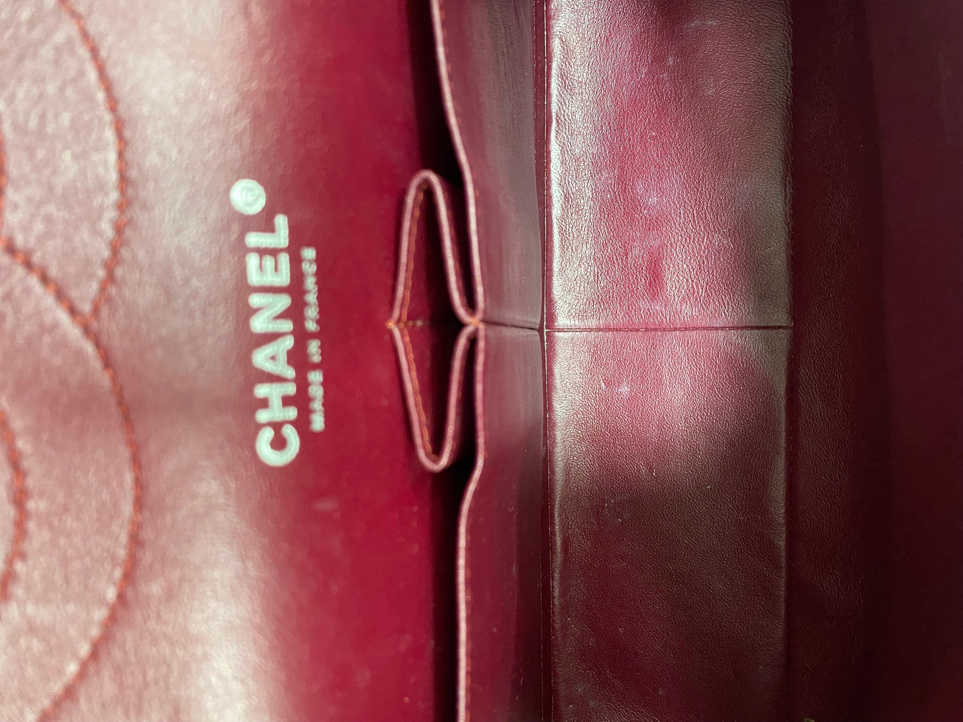 2011 Chanel Jumbo Red Vernis Shoulder Bag 5
