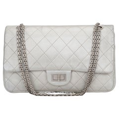 Used Chanel Jumbo Reissue Silver Double Flap