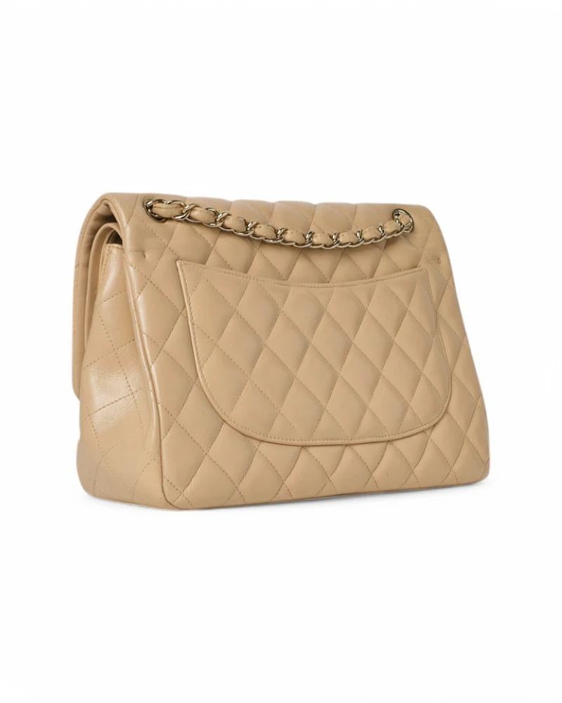 Chanel Jumbo Timeless Double Flap Beige in vendita 1