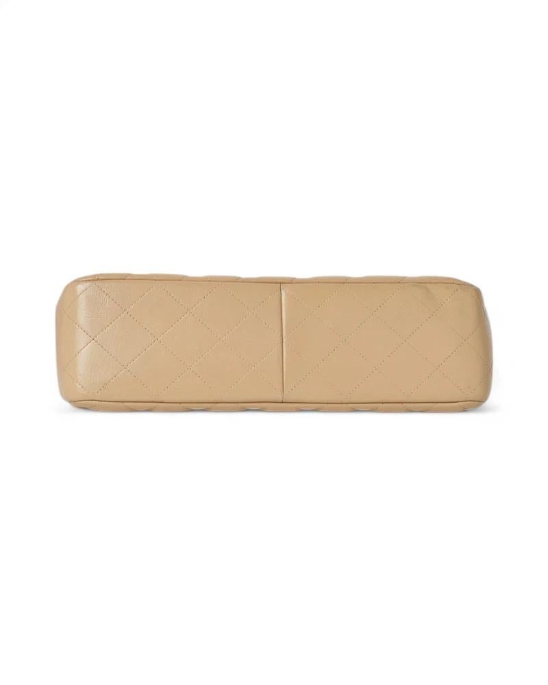 Chanel Jumbo Timeless Double Flap Beige in vendita 3